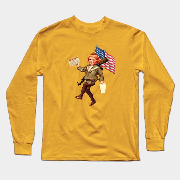 THE 2ND AMENDMENT Long Sleeve T-Shirt by theanomalius_merch